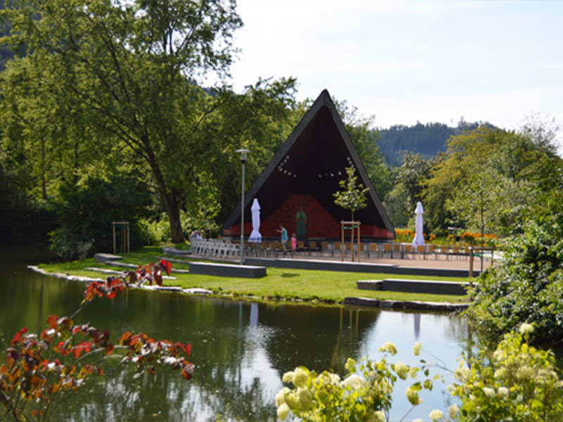 Der Kurpark von Saalhausen